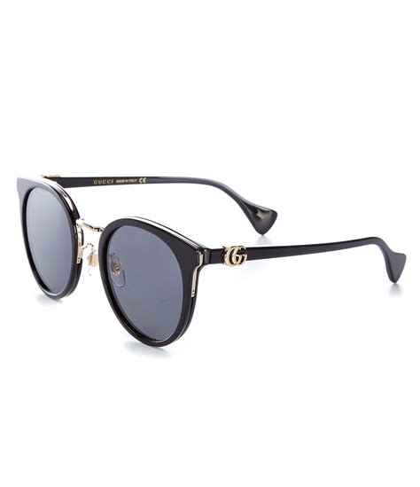 cheap gucci round glasses|gucci 55mm round sunglasses.